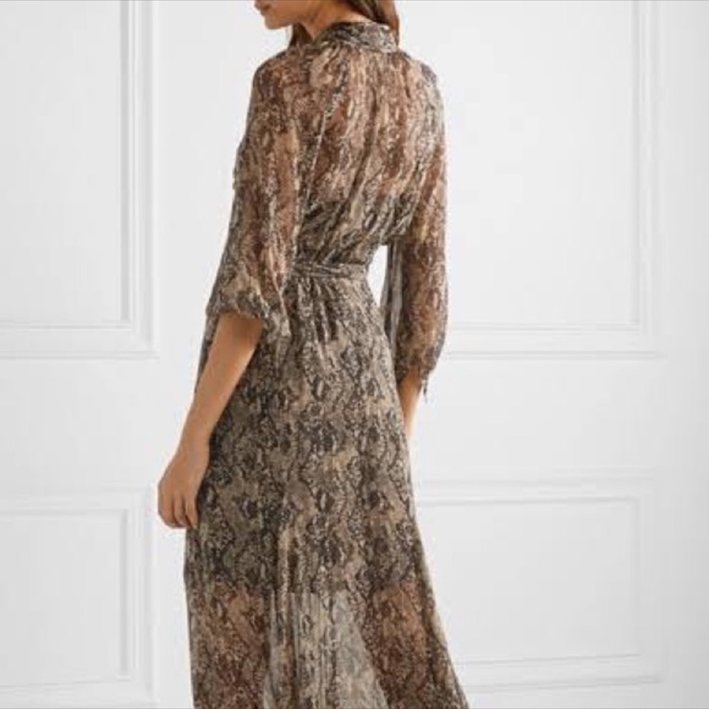 NWT Veronica Beard Ascot Silk Maxi Dress Sz 0 - Picture 3 of 5